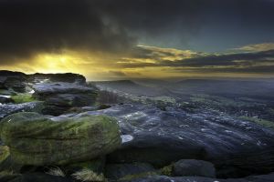 Curbar Sunrise Glow